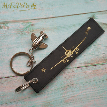 Pilot Flight Crew 1 PC Metal Plane Key Rings THE AVIATOR